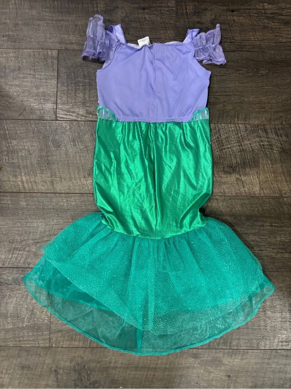 Disney Purple and Green Ariel Mermaid Dress Costume - Picture 4 of 4
